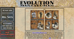 Desktop Screenshot of evolution-miniatures.com